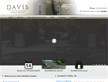 Tablet Screenshot of davismobileestates.com